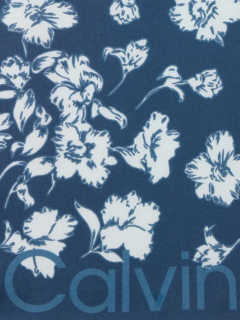 Foulard blu / genziana / blu pastello miniatura 3