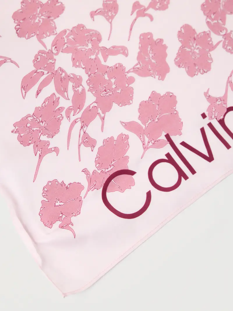 Foulard rosa / rosa chiaro / rosso rubino miniatura 3