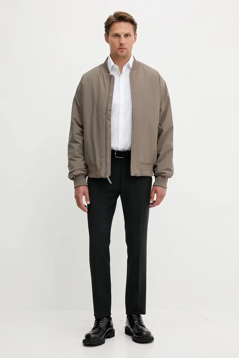 giacca bomber colore marrone LV04LC513G miniatura 2