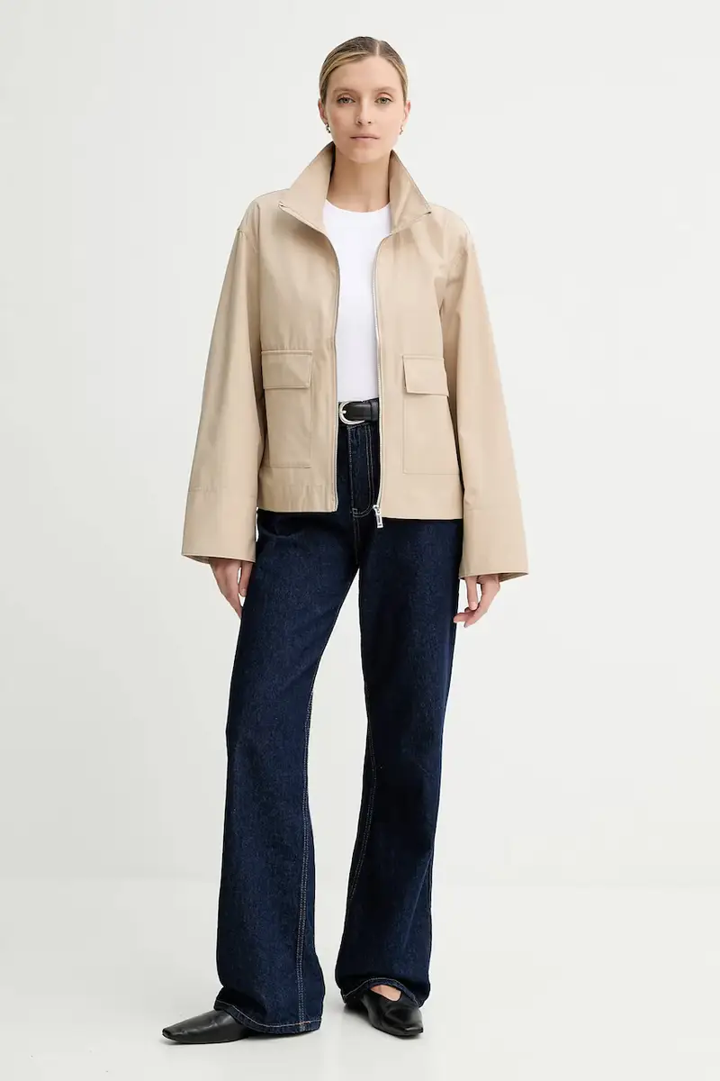 giacca colore beige LV044C528G miniatura 2