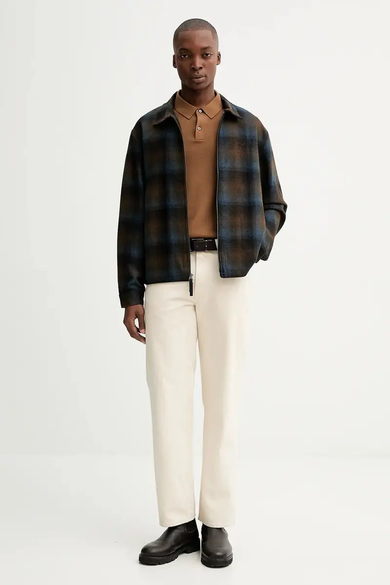 giacca con lana colore marrone LV04LD425G miniatura 2