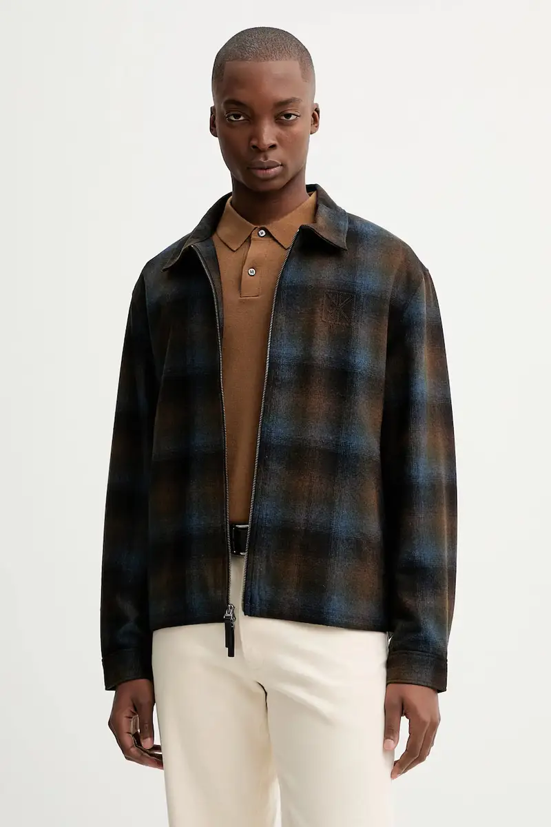 giacca con lana colore marrone LV04LD425G