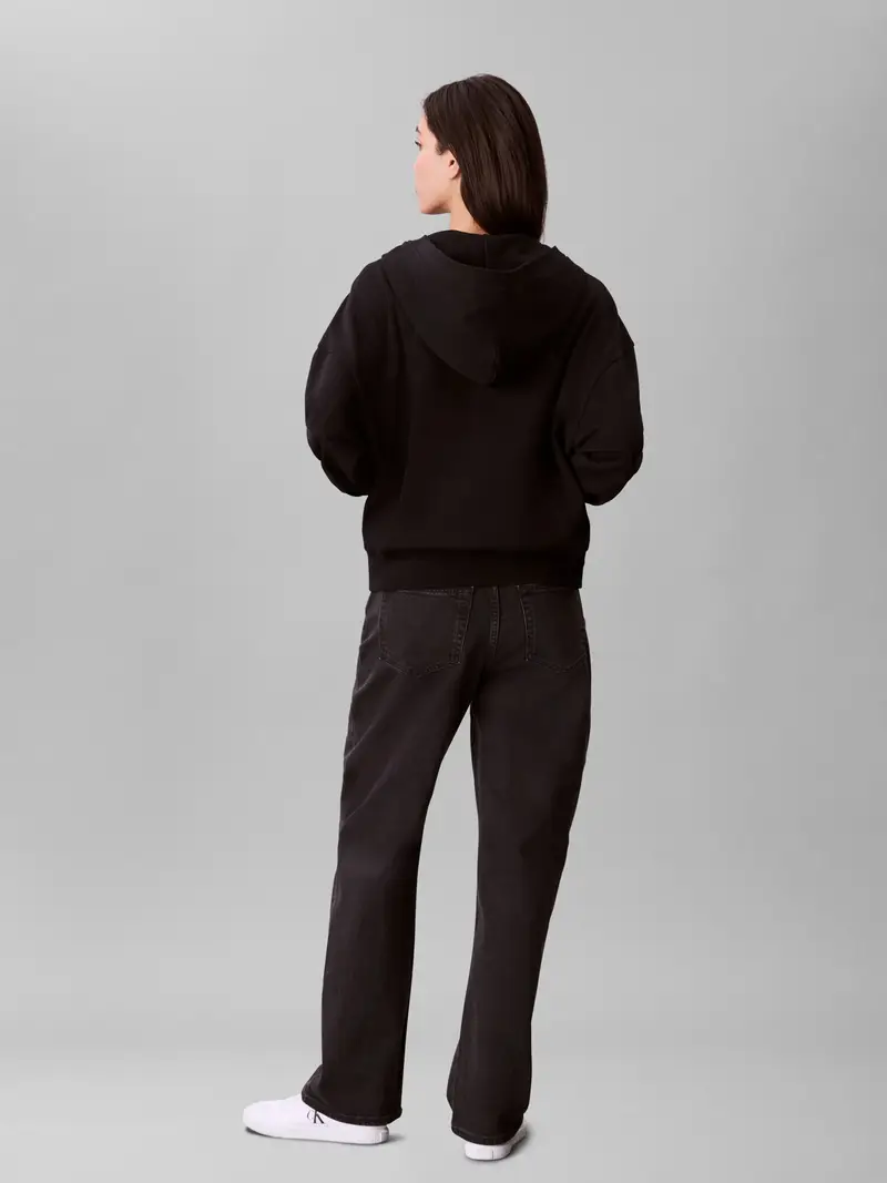 Calvin Klein Giacca di felpa nero miniatura 3