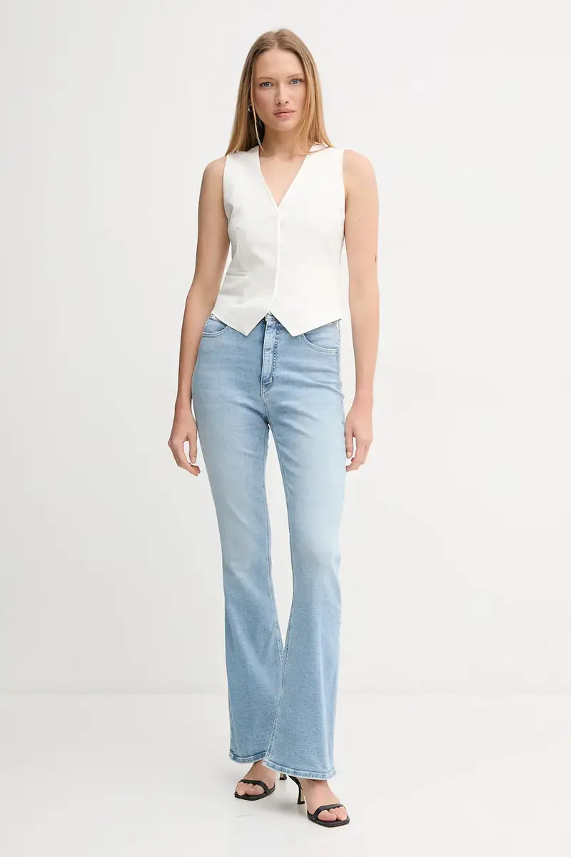 gilet colore beige K20K208242 miniatura 2