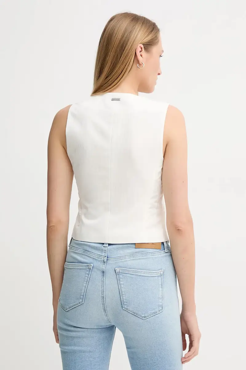 gilet colore beige K20K208242 miniatura 3