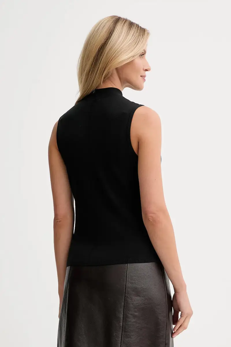 Calvin Klein Gilet Donna Nero 3649359 miniatura 3