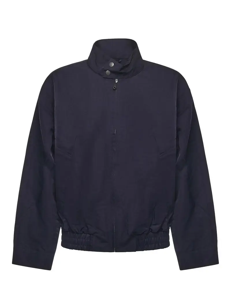 Giubbotto in Tessuto Tecnico Blu