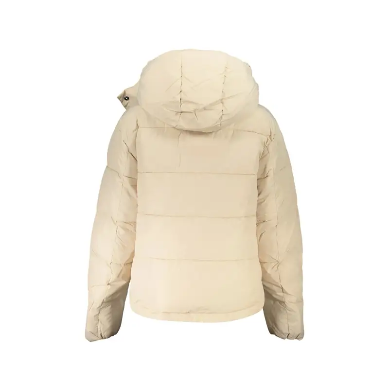Giubbotto Maniche Lunghe Donna Beige Stampa Logo miniatura 2