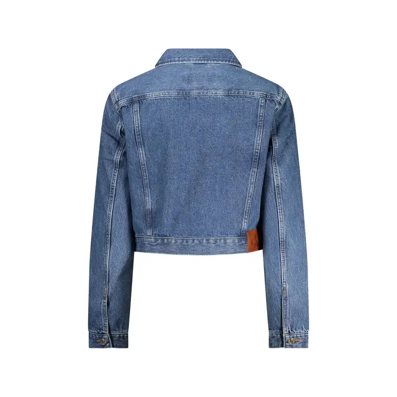 Giubbotto Maniche Lunghe Donna Blu Logo miniatura 2