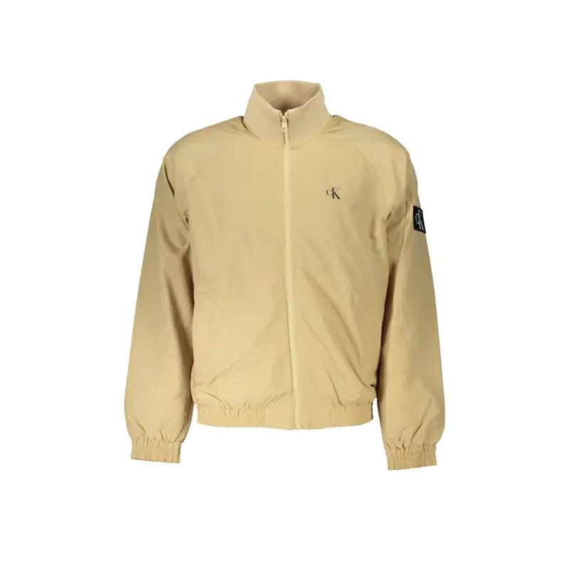Calvin Klein Giubbotto Uomo beige con Stampa Logo