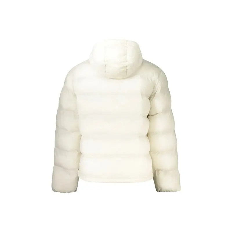 Calvin Klein Giubbotto Uomo Bianco con Zip e Stampa Logo miniatura 2