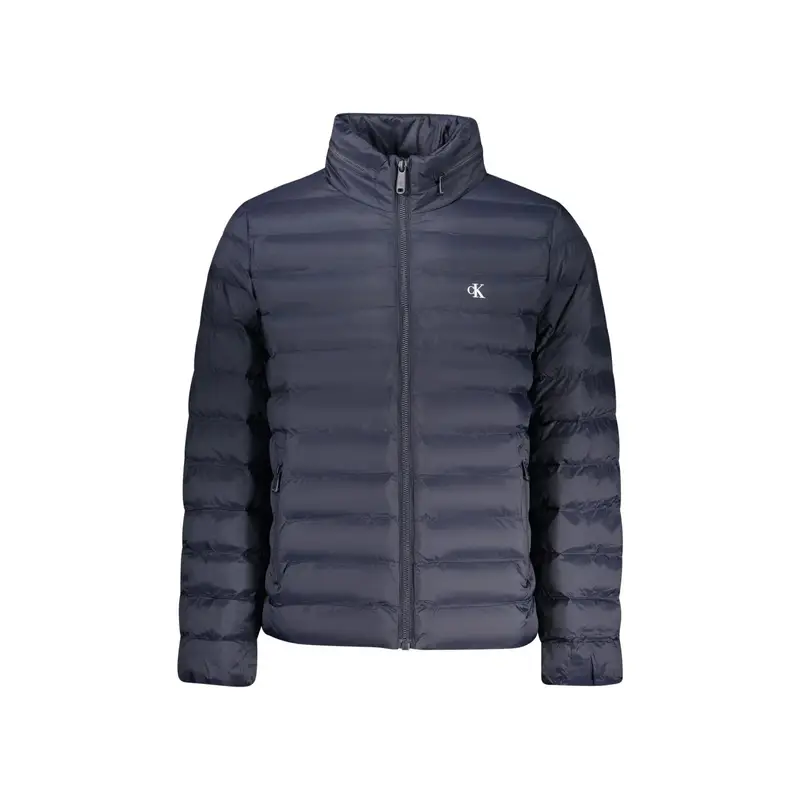 Giubbotto Maniche Lunghe Uomo Blu Stampa