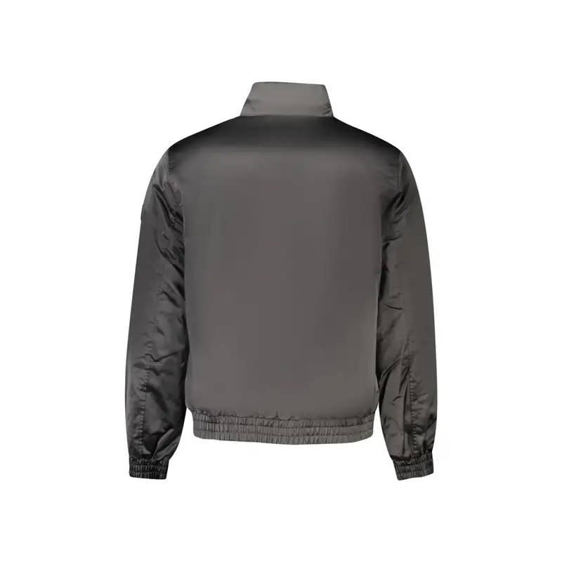 Giubbotto Maniche Lunghe Uomo Nero Stampa miniatura 2