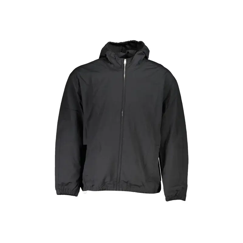 Giubbotto Maniche Lunghe Uomo Nero Zip