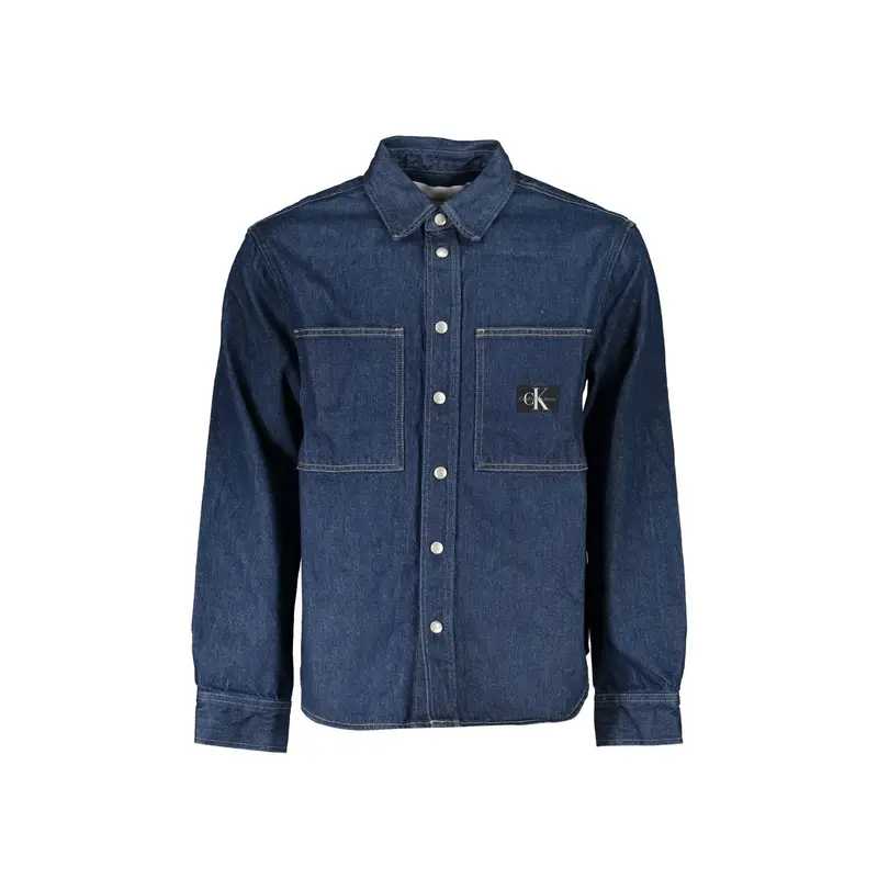 Giubbotto Uomo Blu Logo