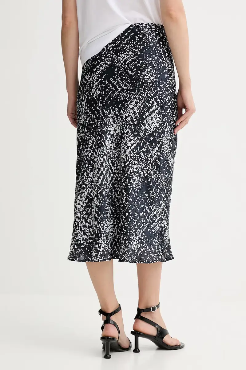 gonna colore blu navy LV044C621G miniatura 3