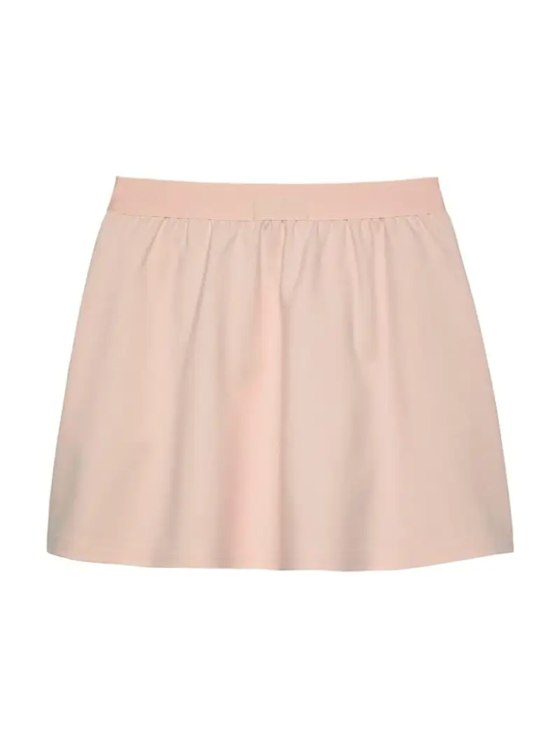 Calvin Klein gonna rosa bambina in misto viscosa mini logo in vita miniatura 2