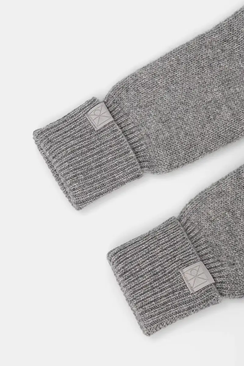 Calvin Klein Guanti Donna Grigio 3770578 miniatura 2