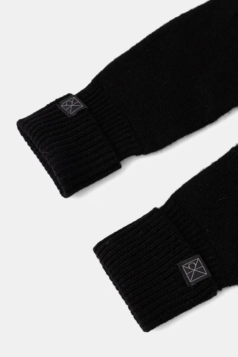 Calvin Klein Guanti Donna Nero 3778185 miniatura 2