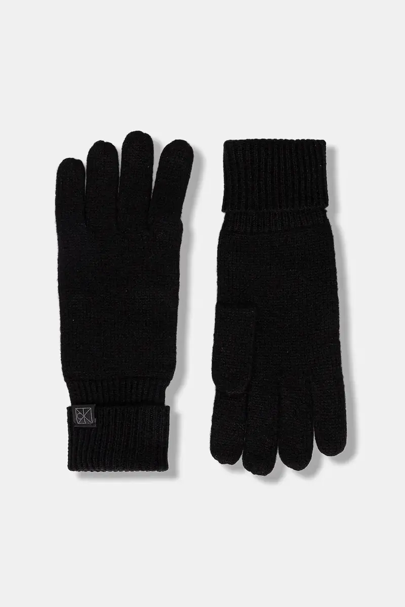 Calvin Klein Guanti Donna Nero 3778185