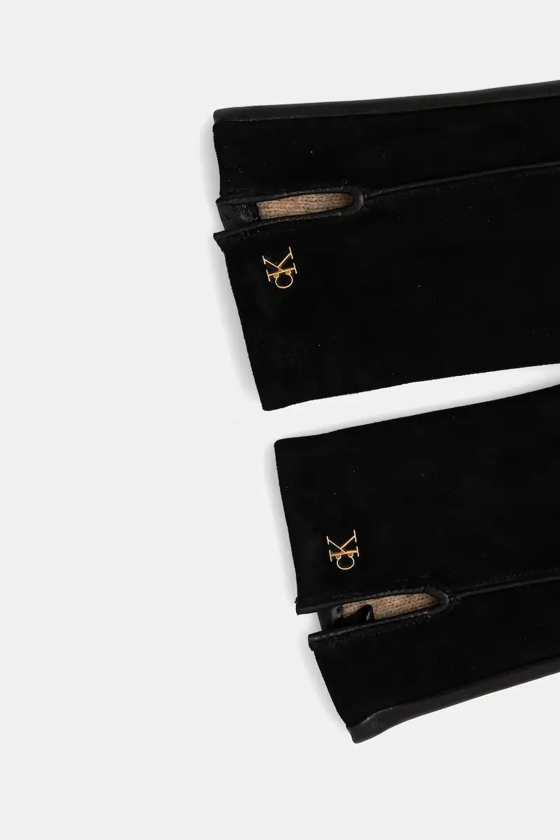 Calvin Klein Guanti Donna Nero 3646499 miniatura 2