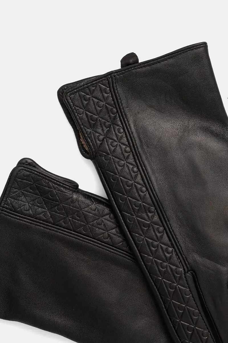 Calvin Klein Guanti Donna Nero 3646402 miniatura 2