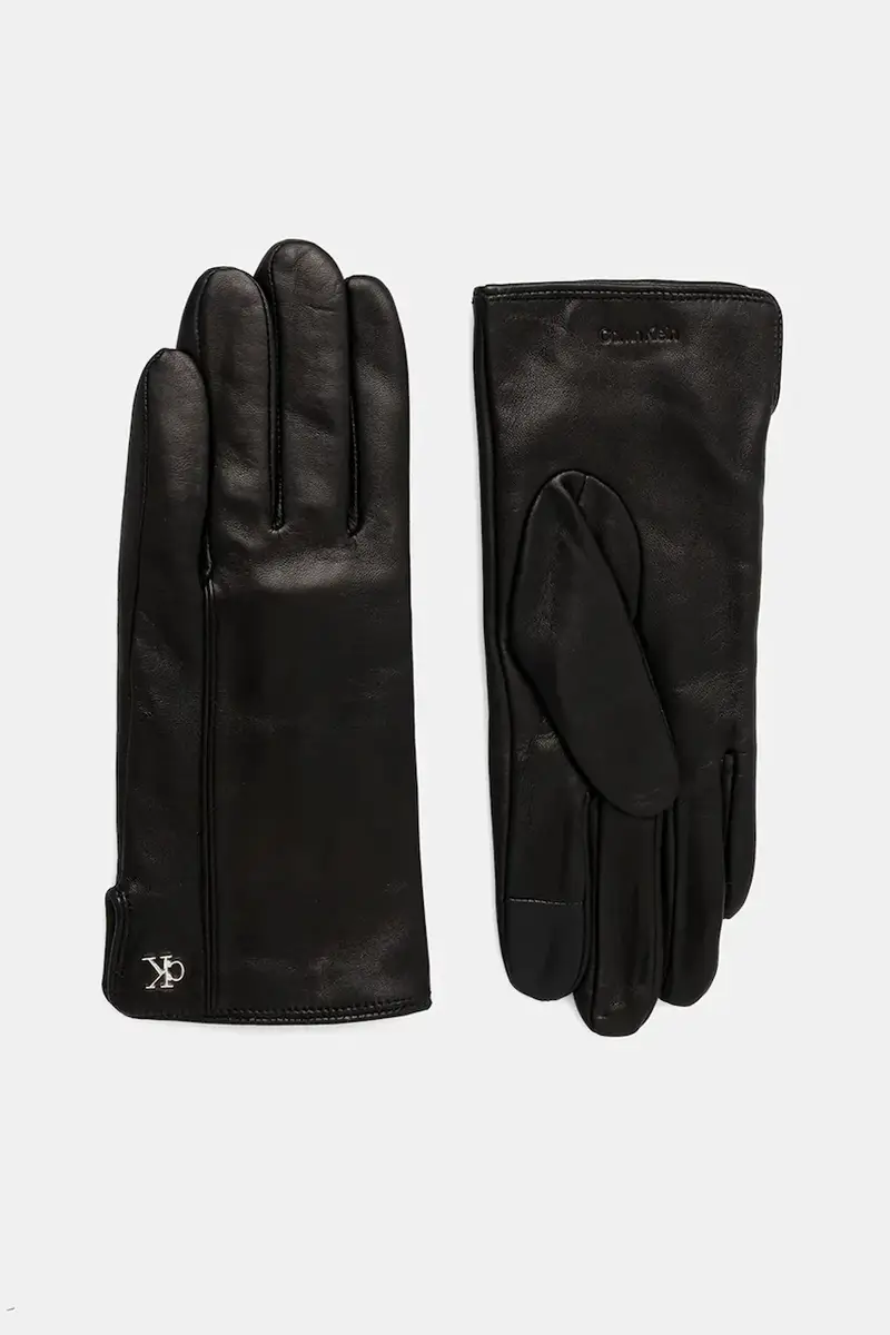 Calvin Klein Guanti Donna Nero 3646496