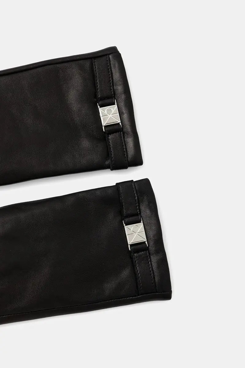 Calvin Klein Guanti Donna Nero 3646444 miniatura 2