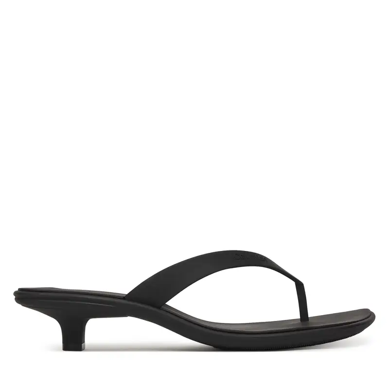 Infradito Calvin Klein Flip Flop Kitten Heel Thong Tpu HW0HW02965 Nero