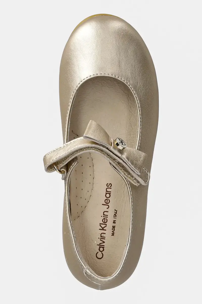Calvin Klein Jeans Ballerine Bambino Oro 3338048 miniatura 4