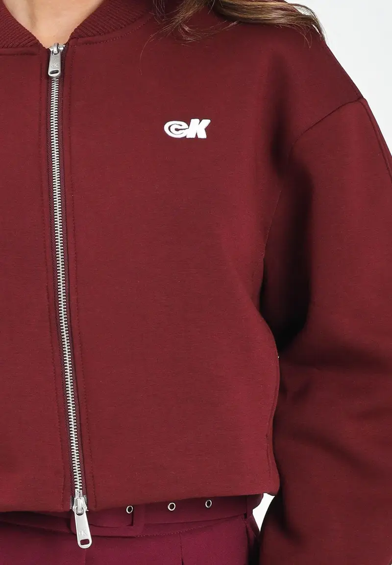 Calvin Klein Jeans Jeans Donna Bordeaux 1144378 miniatura 2