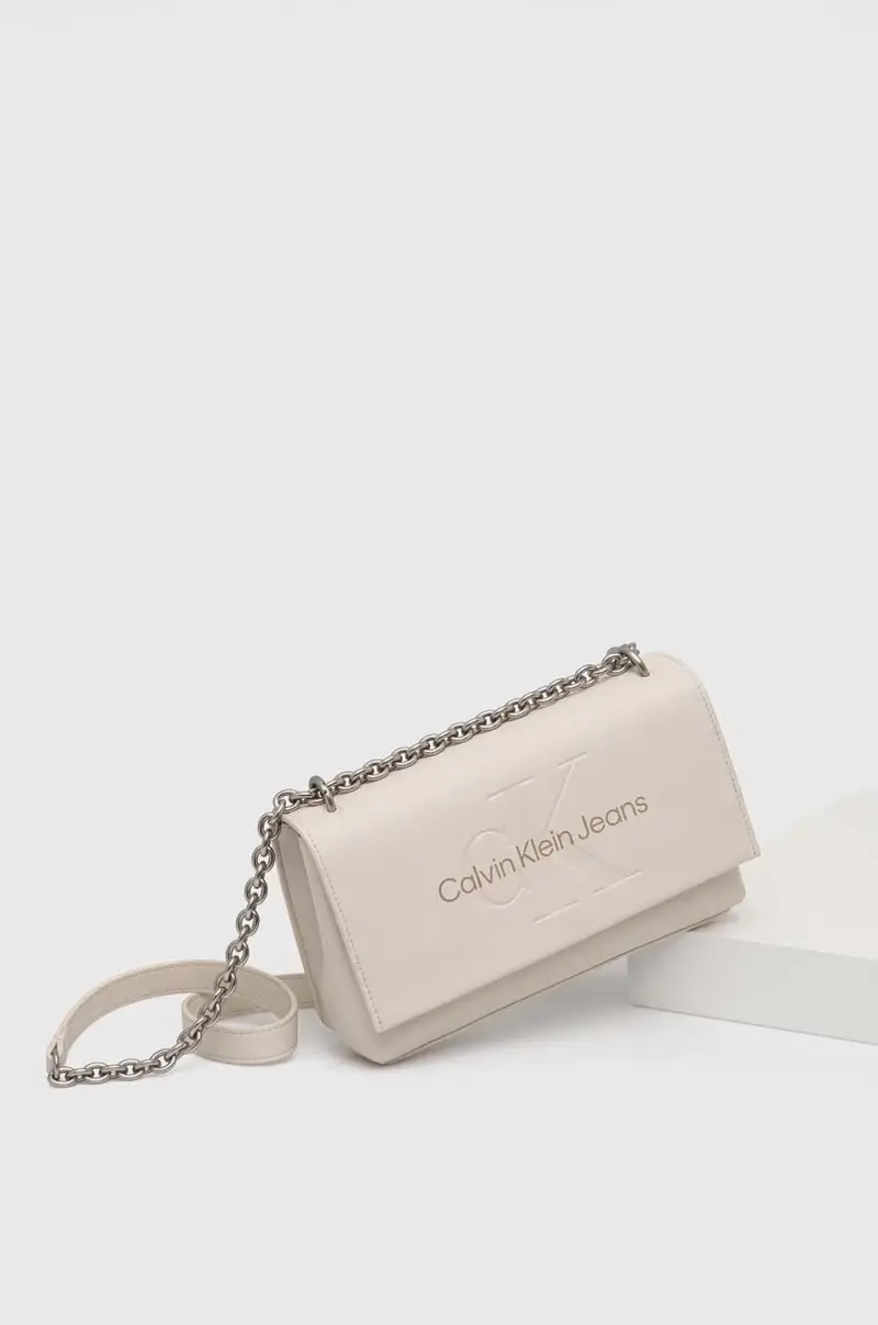 borsetta colore beige K60K612221 miniatura 5