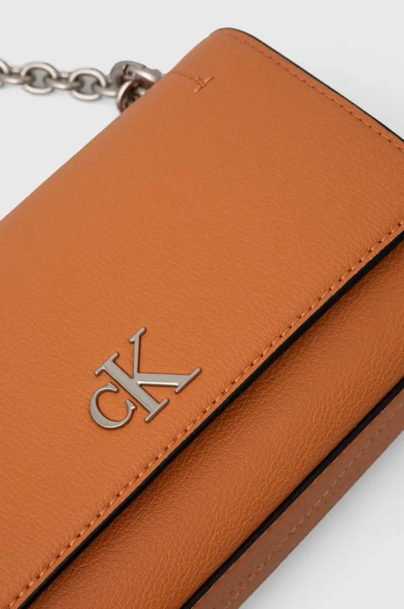 borsetta colore beige K60K612233 Arancione miniatura 4