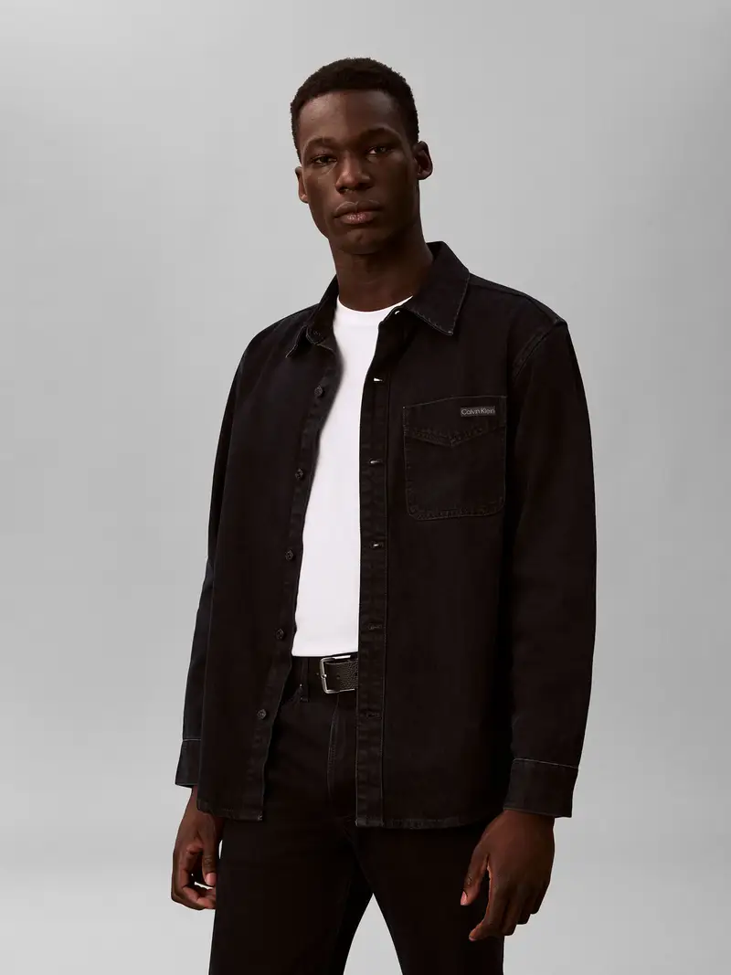 Camicia '90S' blu notte miniatura 2