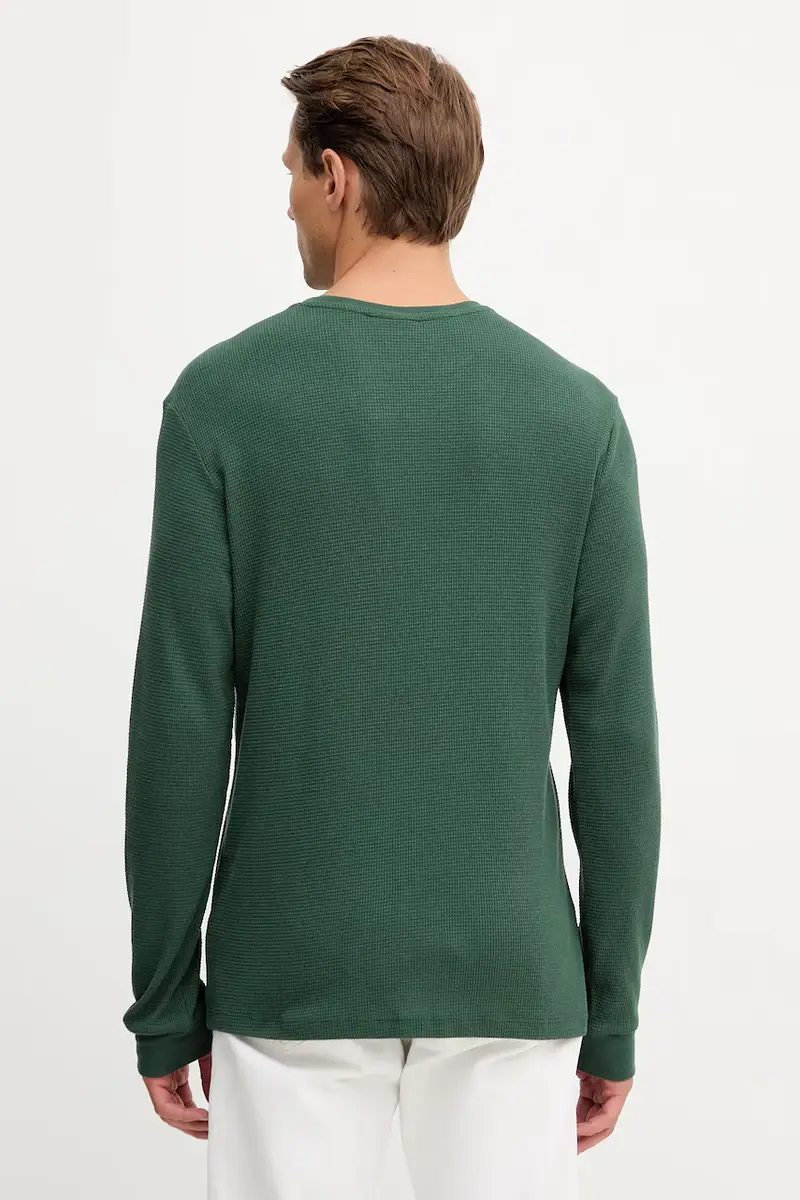 camicia a maniche lunghe uomo colore beige LV040EM217 Verde miniatura 3