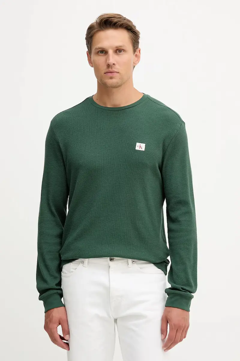 camicia a maniche lunghe uomo colore beige LV040EM217 Verde