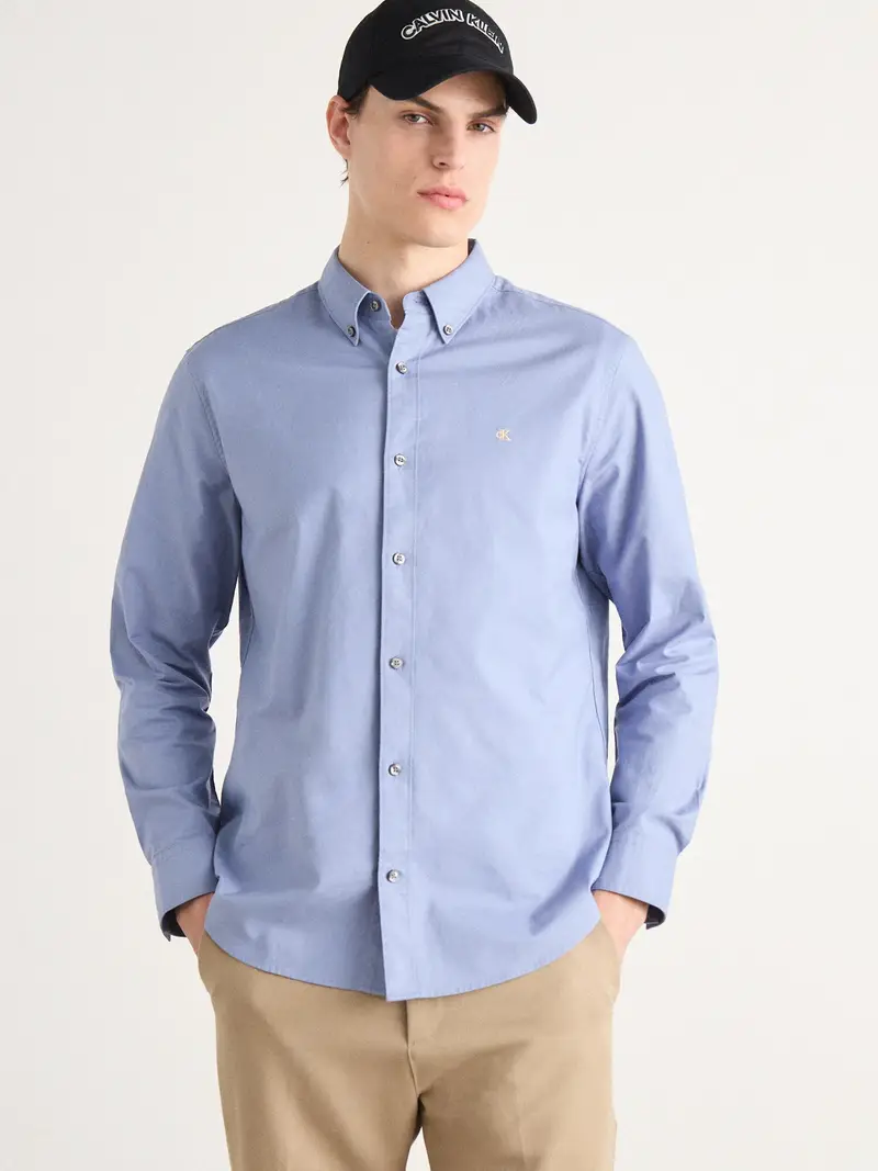 Camicia blu chiaro miniatura 2