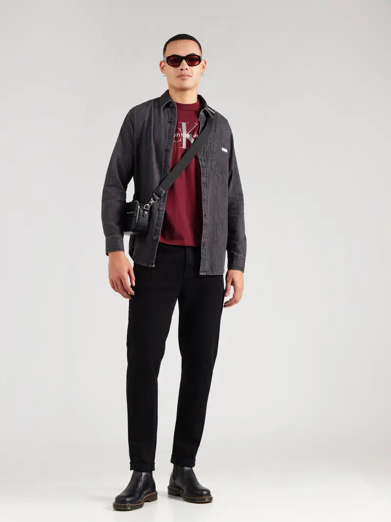 Camicia CLASSIC nero denim miniatura 3