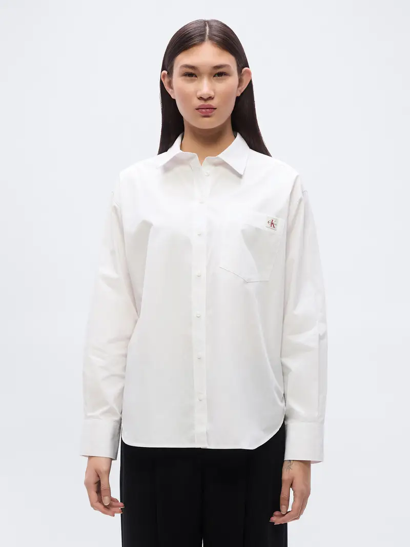 Camicia da donna bianco miniatura 3