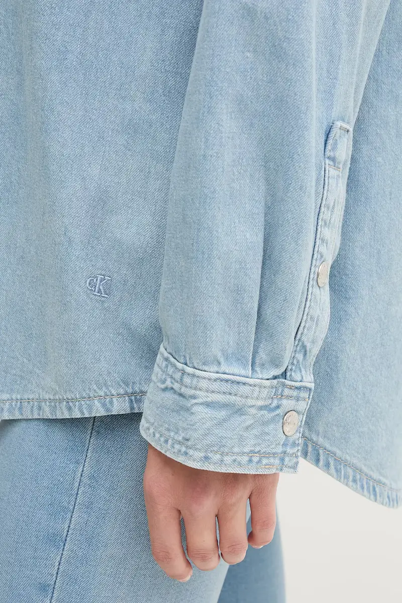 Calvin Klein Jeans Jeans Donna Blu 3582261 miniatura 5