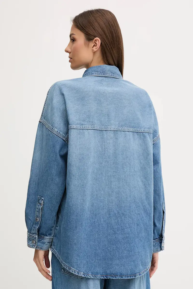 Calvin Klein Jeans Jeans Donna Blu 2982588 miniatura 3