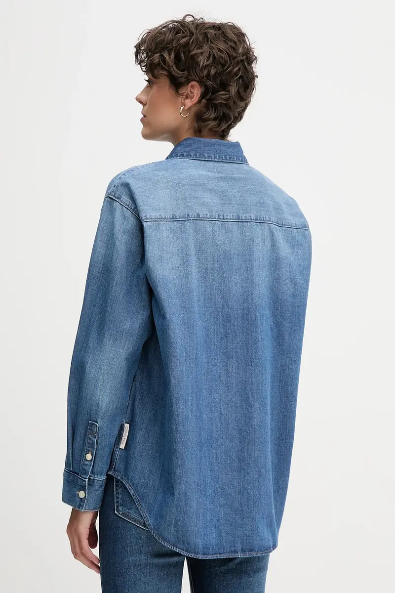 Calvin Klein Jeans Jeans Donna Blu 3766996 miniatura 3