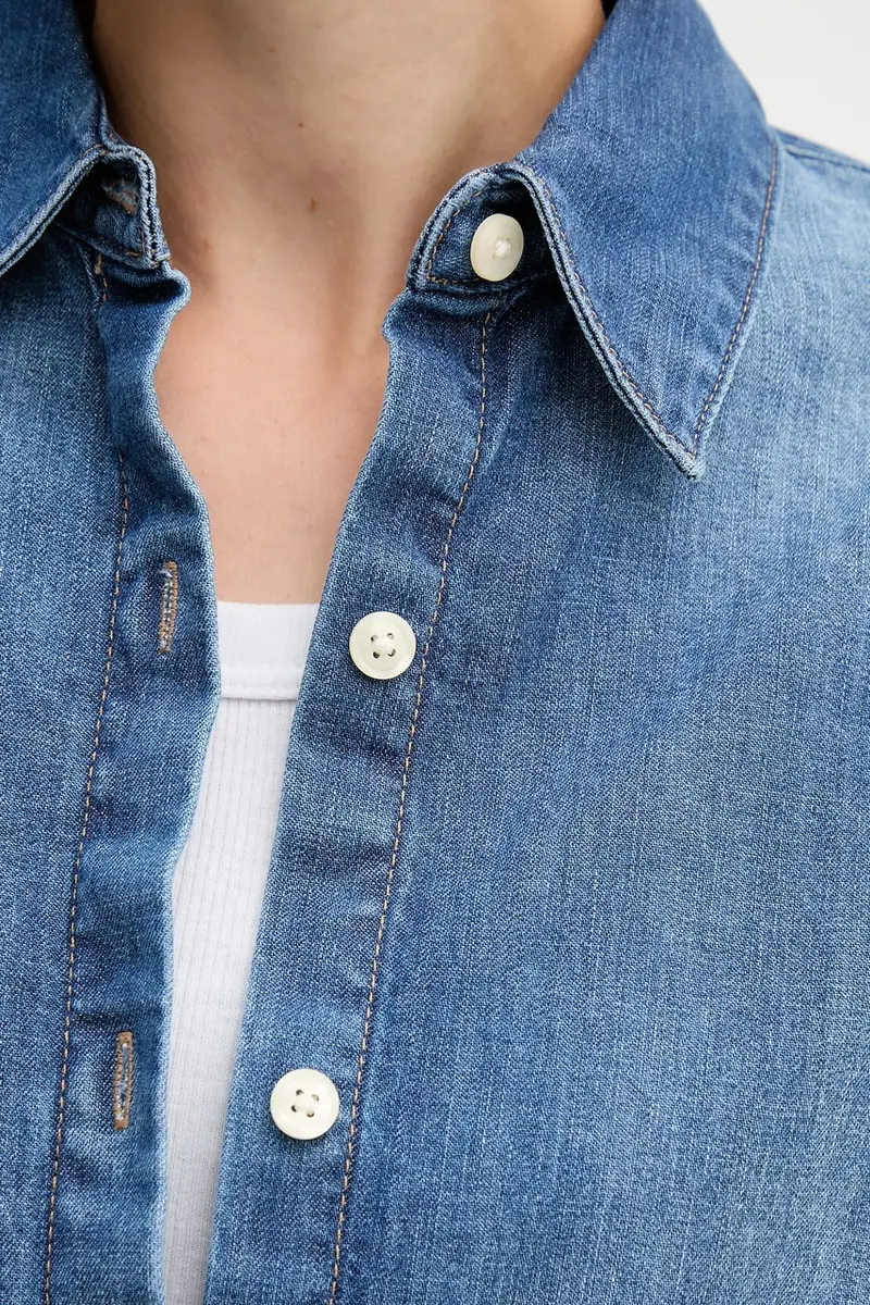 Calvin Klein Jeans Jeans Donna Blu 3766996 miniatura 5