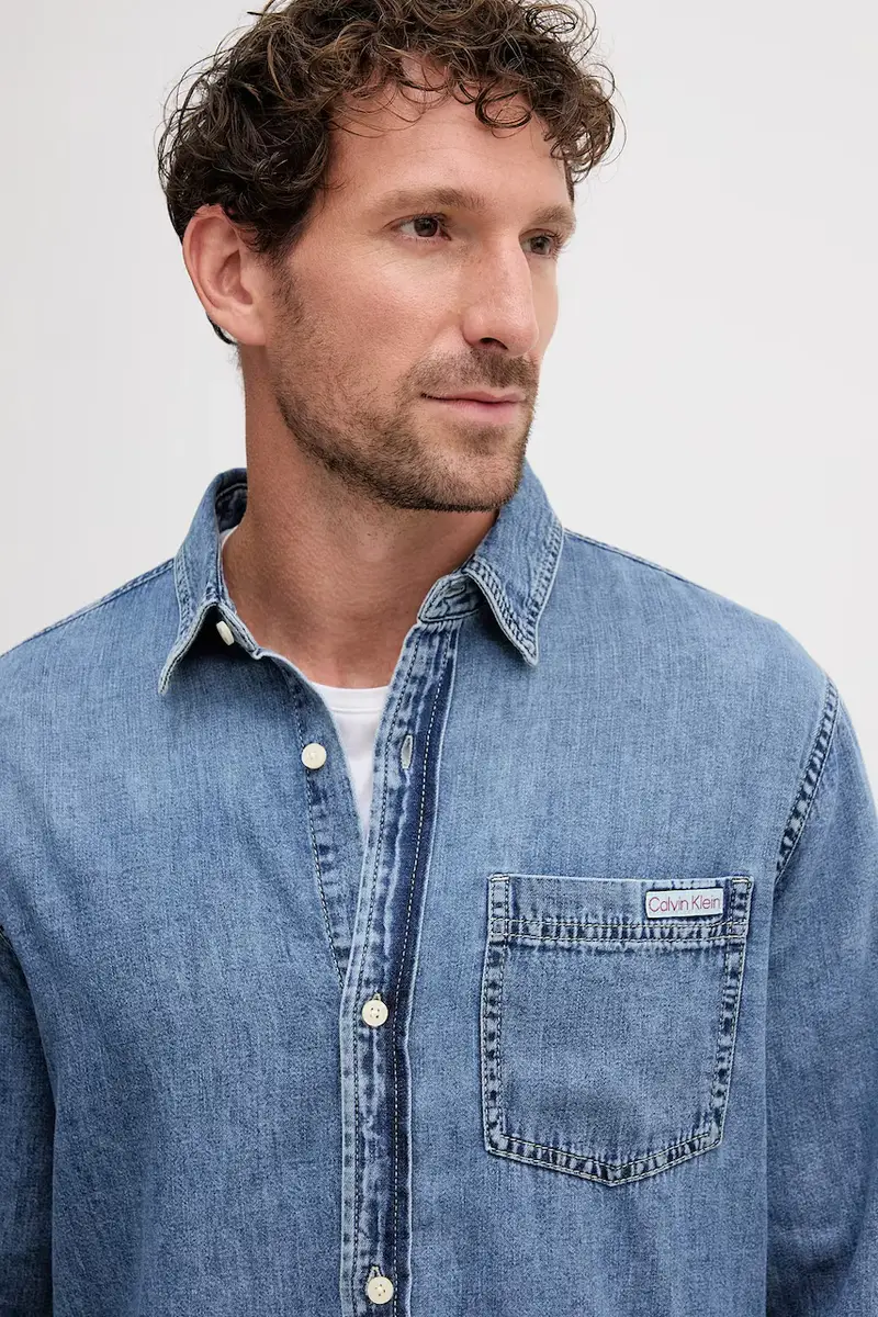 Calvin Klein Jeans Jeans Uomo Blu 3132844 miniatura 4