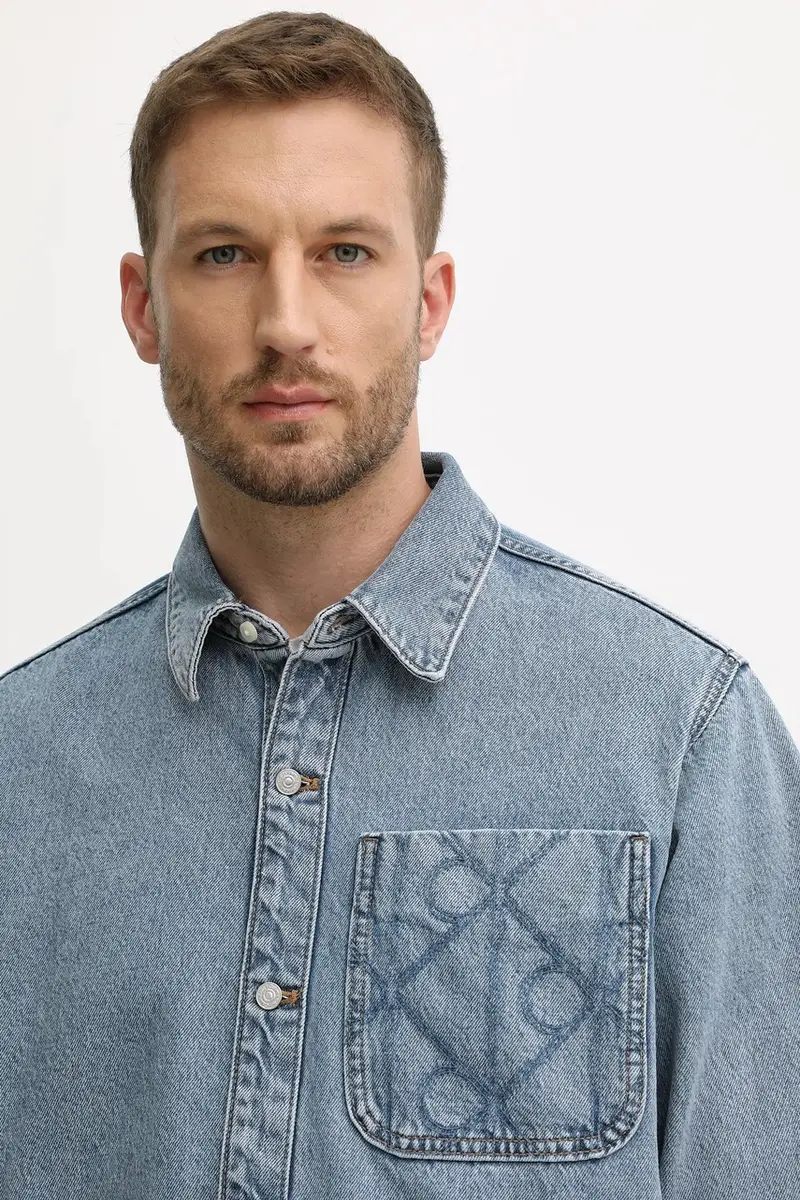 Calvin Klein Jeans Jeans Uomo Blu 3766964 miniatura 4