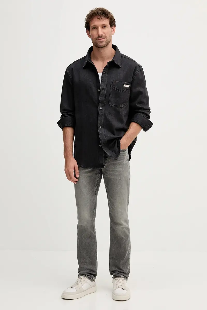 Calvin Klein Jeans Jeans Uomo Nero 3152878 miniatura 2