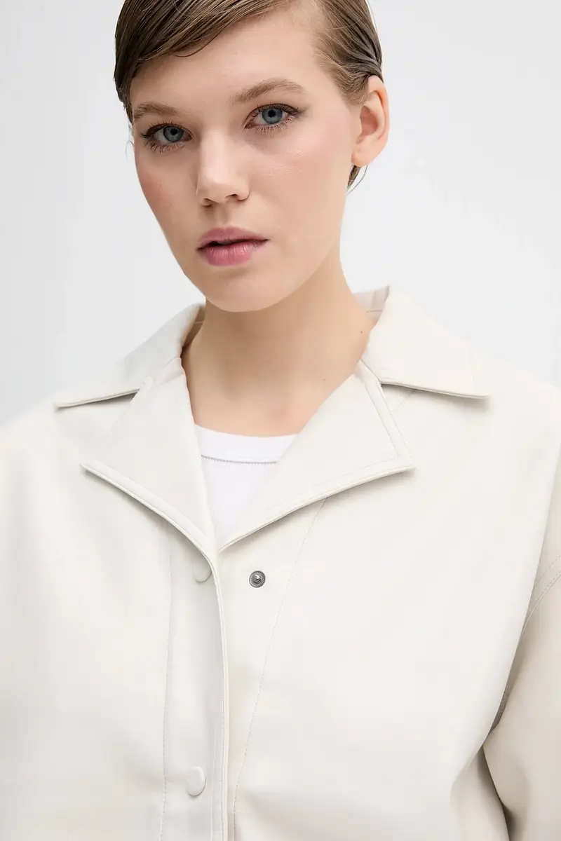 camicia donna colore beige LV044D165G miniatura 4