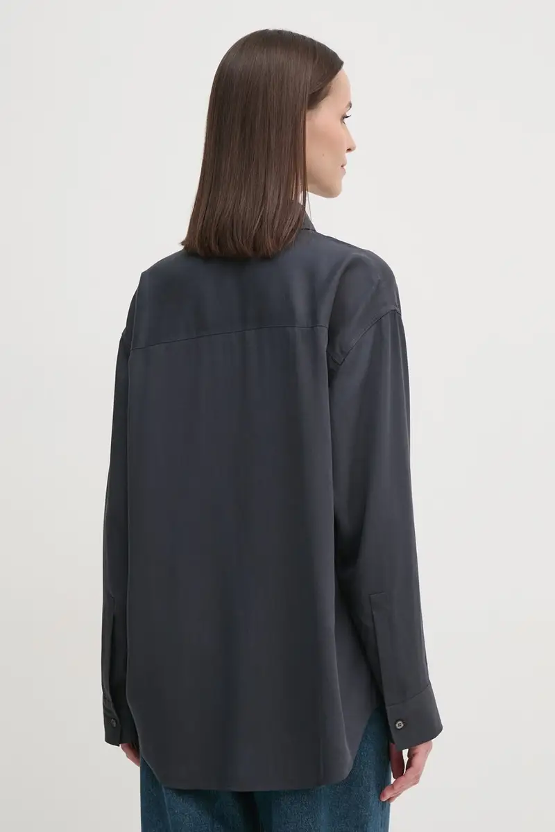 camicia donna colore grigio J20J224860 miniatura 3