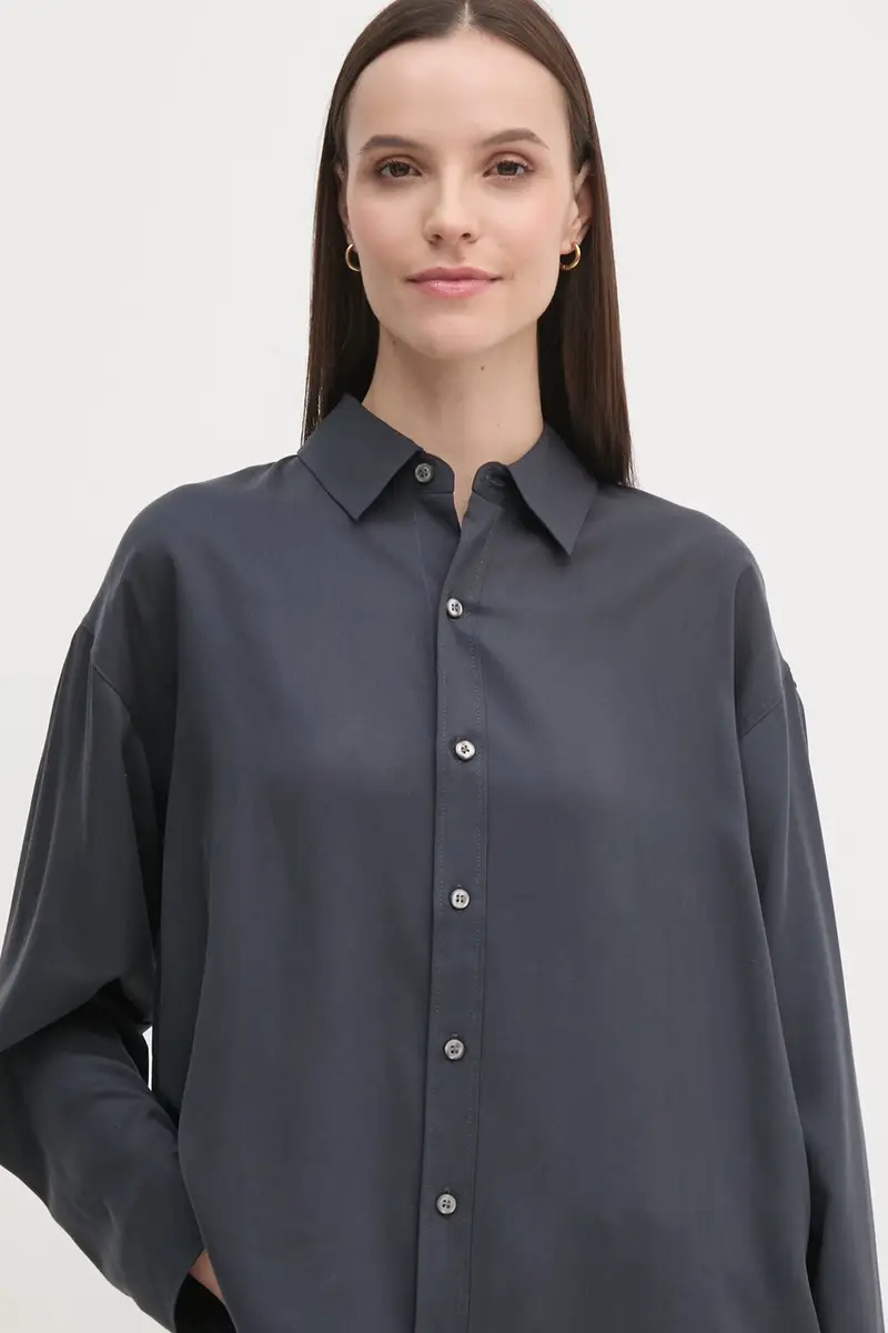 camicia donna colore grigio J20J224860 miniatura 4