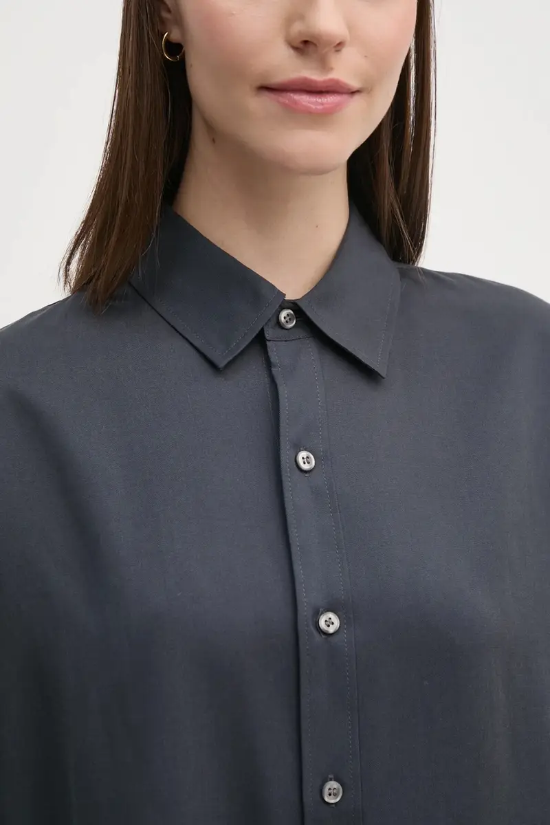 camicia donna colore grigio J20J224860 miniatura 5